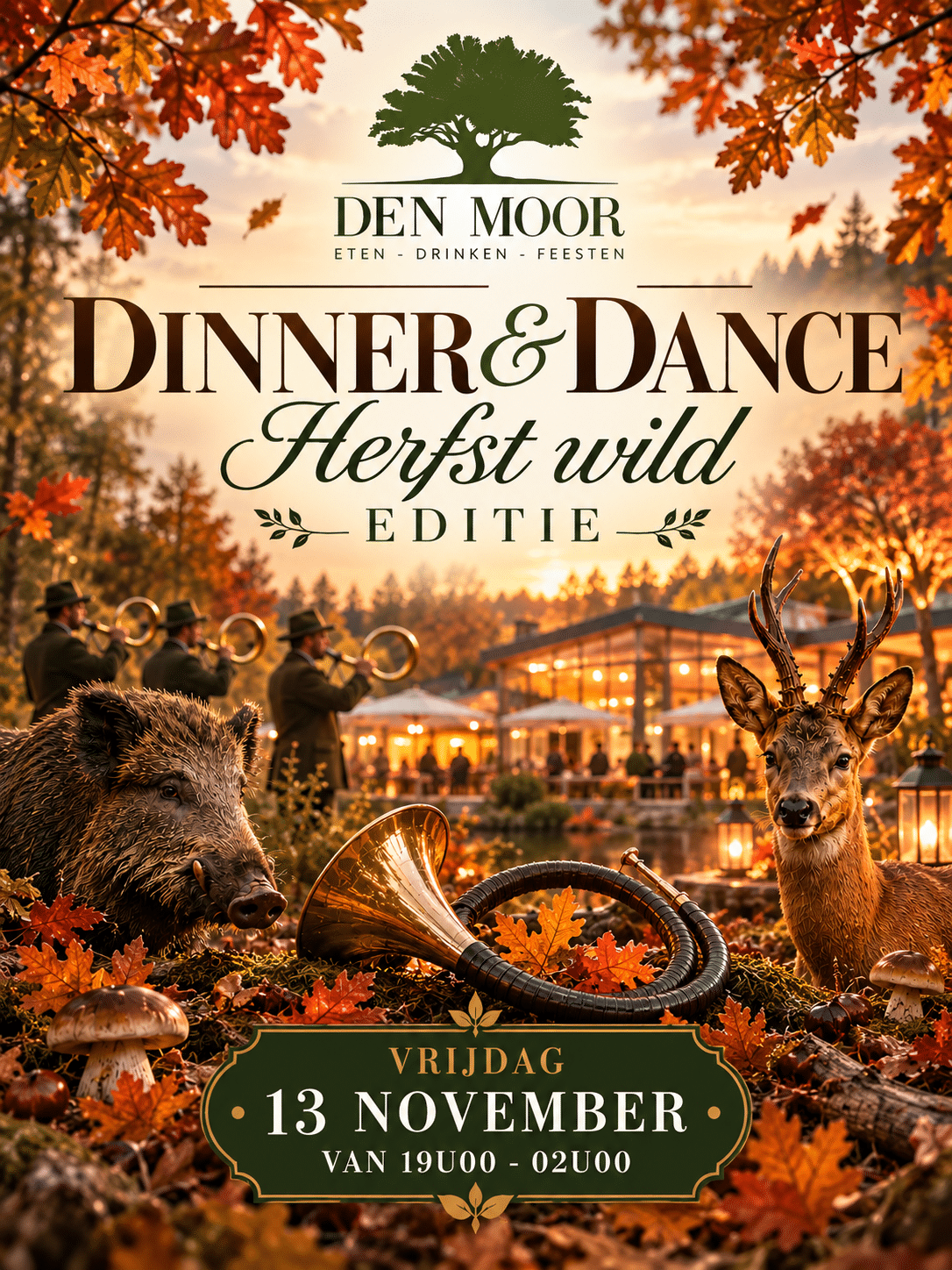 Dinner & Dance Herfst/Wild editie